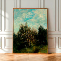 Rustic Country Landscape Vintage Farmhouse WallArt