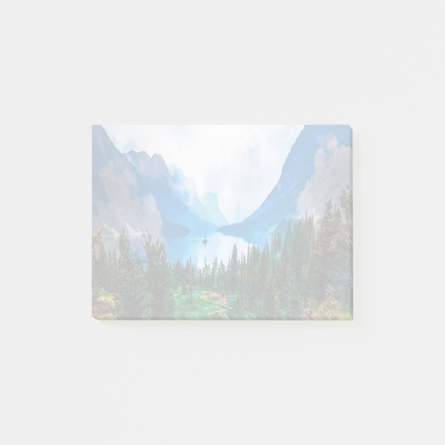 Rustic Country Mountains Nature Scene Photography Post-it Notes (Front)