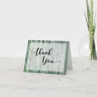 Rustic, Country, Painted Green Barn Wood Thank You