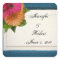 Rustic Country Painted Wood Daisies Envelope Seal