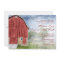 Rustic Country Red Barn Farm Wedding Invitations