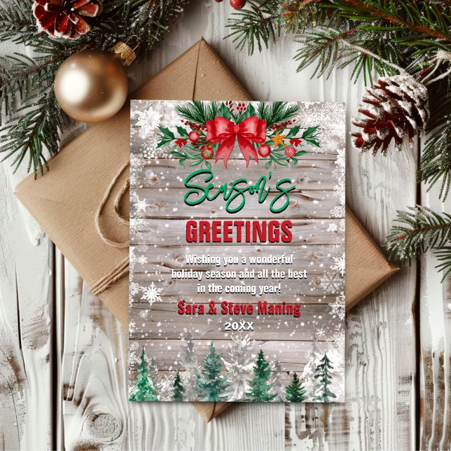 Rustic Country red bow tie Holiday Christmas (Creator Uploaded)