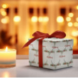 Rustic Country Reindeer Skull & Garland Christmas Wrapping Paper<br><div class="desc">Stylish and festive,  this gift wrap is the perfect way to wrap all the holiday gifts you'll be giving this holiday season.  The design features a hand painted watercolor reindeer skull,  red and green garland,  and the text "merry Christmas" which can be customised.</div>