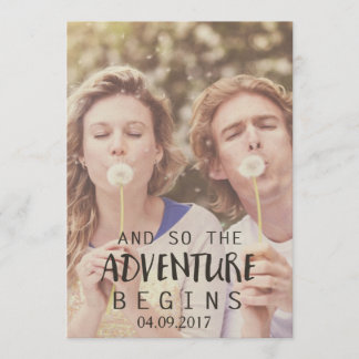 Rustic Country Save the Date invitation quote