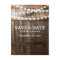 Rustic Country Save the Date | String of Lights