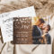 Rustic Country String Lights Photo Save the Date