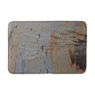 Rustic Country Style Brown Tree Bark Photo Nature Bath Mat