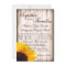 Rustic Country Sunflower Barn Wood Wedding Invites