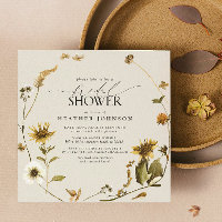 Rustic Country Sunflower Wreath Bridal Shower