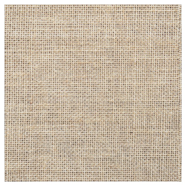 Rustic Country Vintage Burlap Fabric (Swatch)