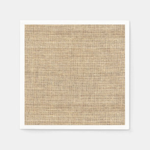 Rustic Country Vintage Burlap Napkin