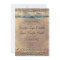 Rustic Country Vintage Burlap Wedding Invitations