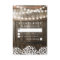 Rustic Country Wedding RSVP | String of Lights