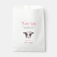 Rustic Cow Farm Theme Girl Baby Shower