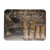 Rustic Cowboy Ranch Wedding Save the Date