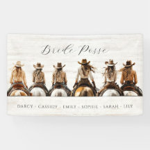 Rustic Cowgirl Bride Posse Bachelorette Party 