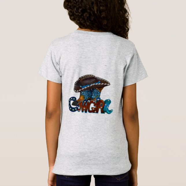 Rustic Cowgirl T-Shirt (Back)