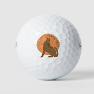 Rustic Coyote Southwest Personalised Gift Golf Balls