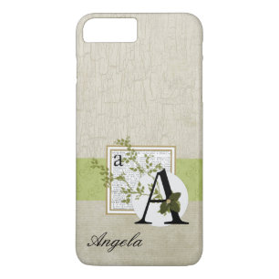 Rustic Crackled Paint Double Monogram Case-Mate iPhone Case