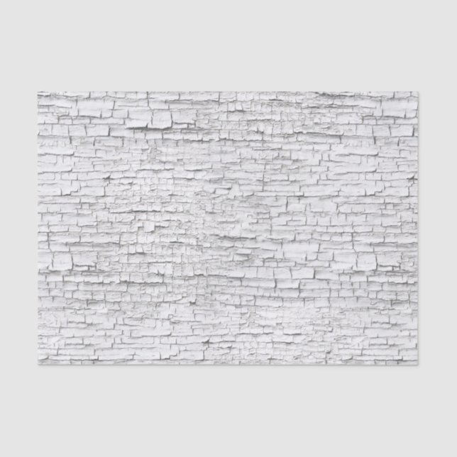 Rustic Crackled Paint Pattern Tissue Paper (Front)