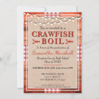 Rustic Crawfish Boil Graduation Party