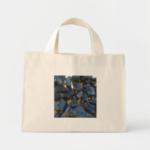 Rustic Croatian Stone Wall Photography Mini Tote Bag