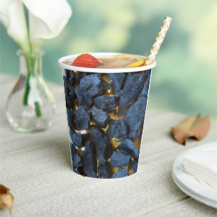 Rustic Croatian Stone Wall Photography Paper Cups