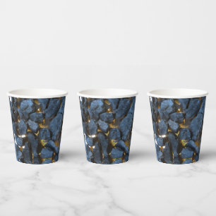 Rustic Croatian Stone Wall Photography Paper Cups