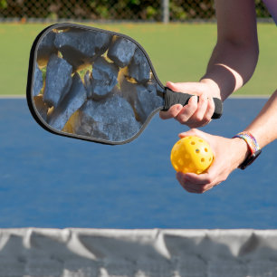 Rustic Croatian Stone Wall Photography  Pickleball Paddle