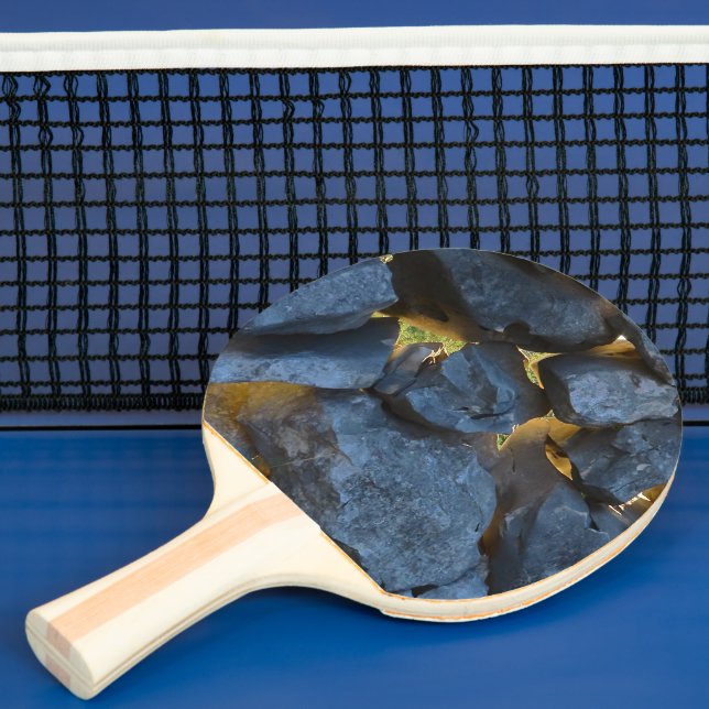 Rustic Croatian Stone Wall Photography  Ping Pong Paddle (Insitu)