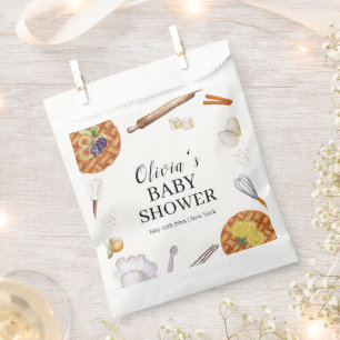 Rustic Cutie Baking Pie Baby Shower Favour Bags