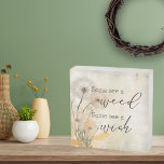 Rustic Dandelion Wish Quote Wooden Box Sign<br><div class="desc">Add a touch of artistic elegance to your living spaces with this rustic dandelions wooden box sign. Let the beauty of nature and the sentiment of the message brighten up your home and heart. Create a cosy and inviting atmosphere that reflects your unique style and positivity.</div>