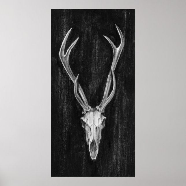 Rustic Deer Animal Head Poster (Front)