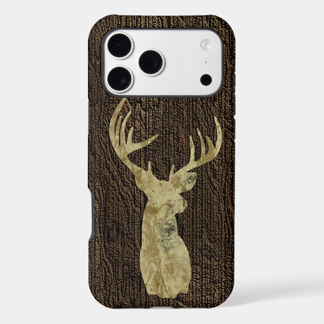 Rustic Deer Buck Monogram (Back)