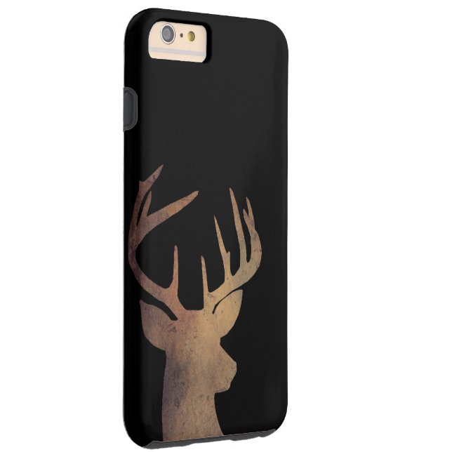 Rustic Deer Head Cell Phone Case (Back/Right)
