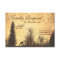 Rustic Deer in Trees Country Wedding RSVP Cards