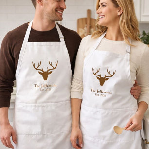 Rustic Deer Theme Standard Apron