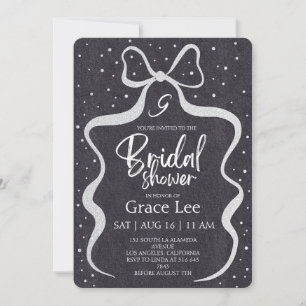 Rustic Denim Bridal Shower Invitation