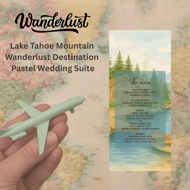 Rustic Desert Southwest Terracotta Wedding Dinner Programme (Creator Uploaded)