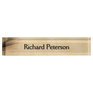Rustic Desk Name Plate