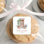 Rustic Destination Wedding Favour Sticker<br><div class="desc">Add an authentic touch to your wedding reception with these rustic Mexico-themed wedding stickers. These personalised stickers are perfect for couples who want to incorporate traditional Mexican elements onto their favours and envelope sticker seals. Matching items in our Rustic Destination Wedding collection store Cava Party Design.</div>