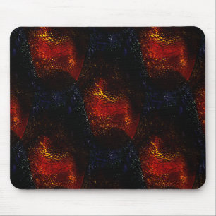 Rustic digitaly red texture with darkest curves mouse pad