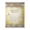 rustic distressed wedding rsvp post cards