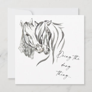 Rustic Doing the Dang Thing Equestrial Save The Date