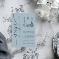 Rustic Dusty Blue Bridal Shower Recipe