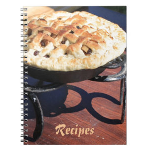 Rustic Dutch Oven Pie Recipe Notebook