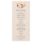 Rustic Earth Florals Wedding Program