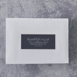 Rustic Earth Navy Coordinate Guest Address Labels<br><div class="desc">These rustic earth navy coordinate guest address labels are perfect for a simple wedding. The elegant earth tone design features rustic navy blue with white text and vintage boho style. Customise each label with the name and address of your guests. 21 labels per sheet. Add each sheet that you need...</div>