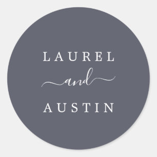 Rustic Earth   Purple Wedding Envelope Seals