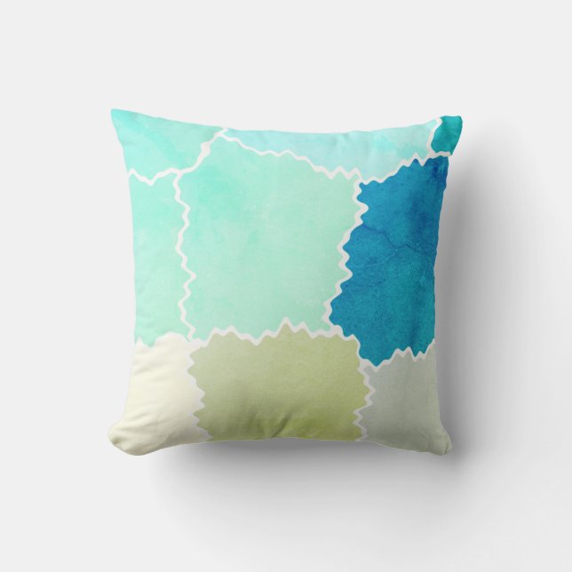 Rustic Earth Toned Colours Cushion (Front)